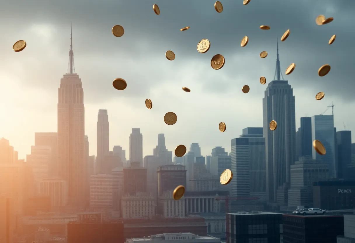 New York City skyline representing budget challenges
