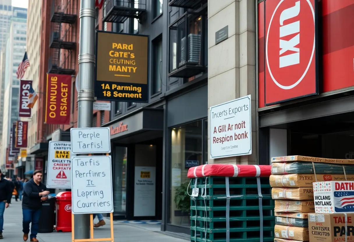 New York City businesses affected by federal tariffs