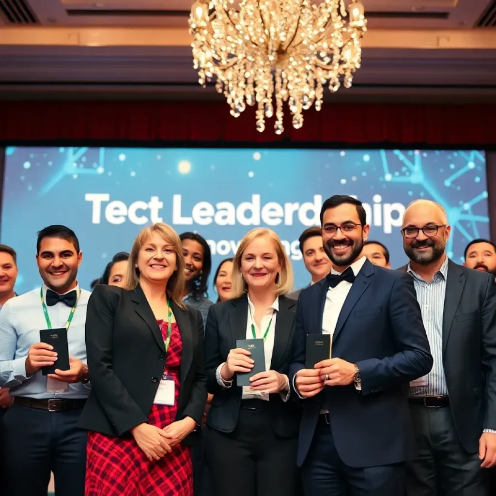 Scene from the 2025 NewYorkCIO ORBIE Awards ceremony celebrating CIO achievements.