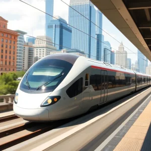 NextGen Acela high-speed train on the Northeast Corridor