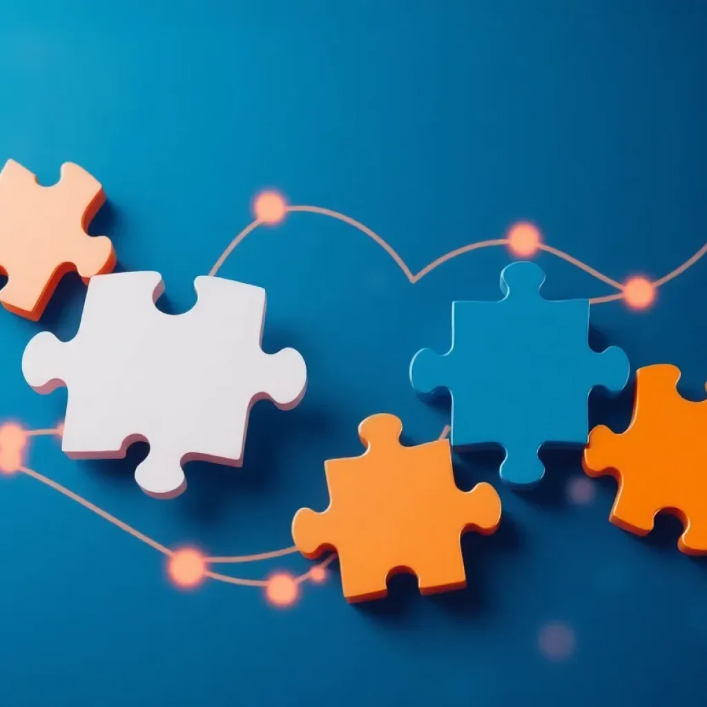 Visualization of employee benefits integration and business growth.