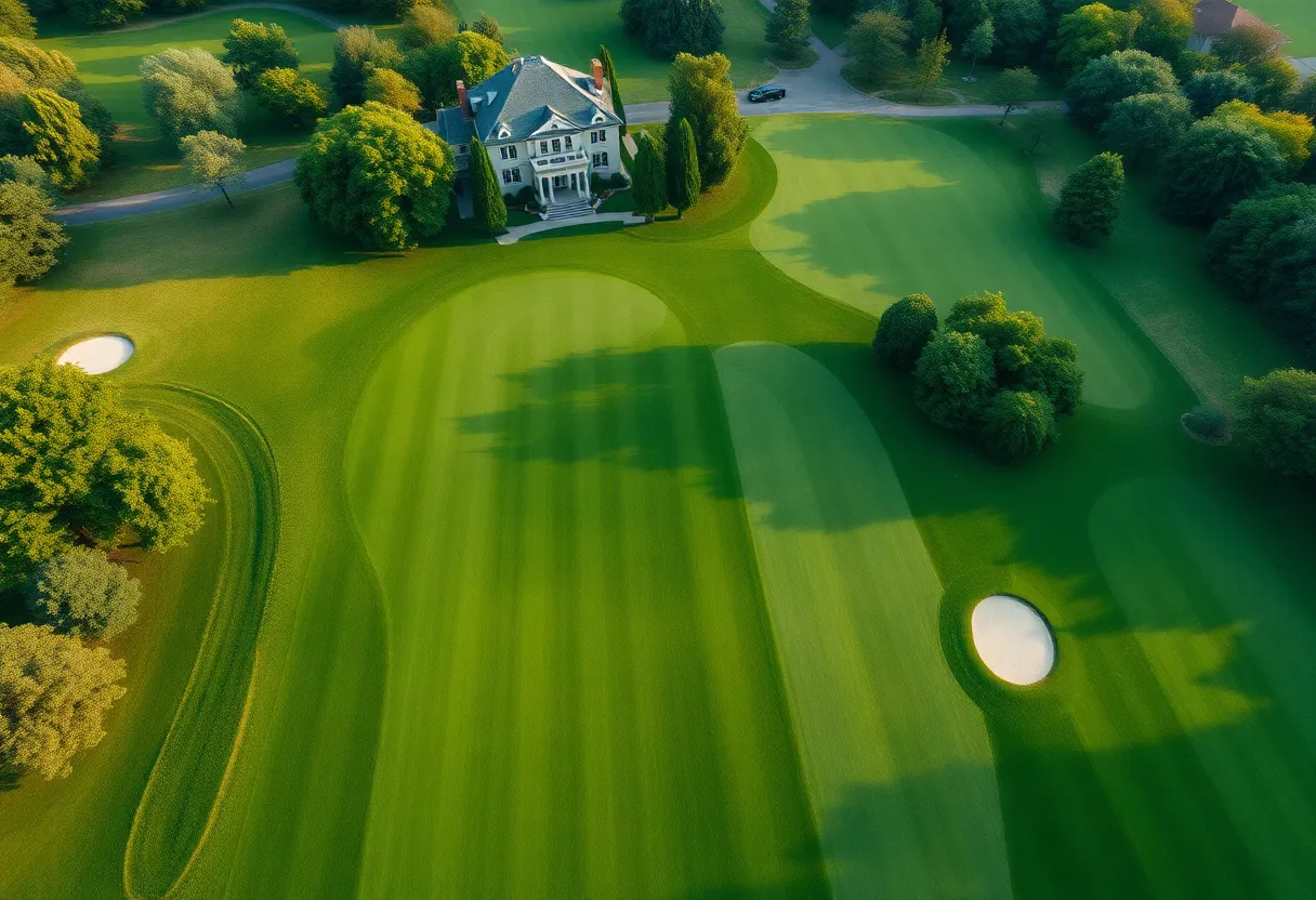 Tire tracks damaging greens at North Shore Golf Club