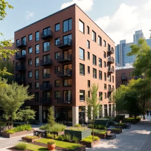 Visual representation of the One45 housing project in Harlem