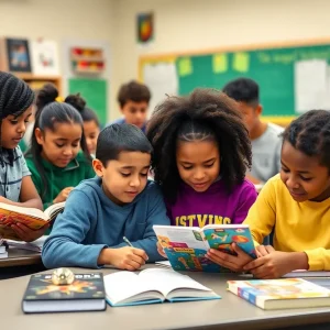 Classroom at Success Academy Charter School with students learning
