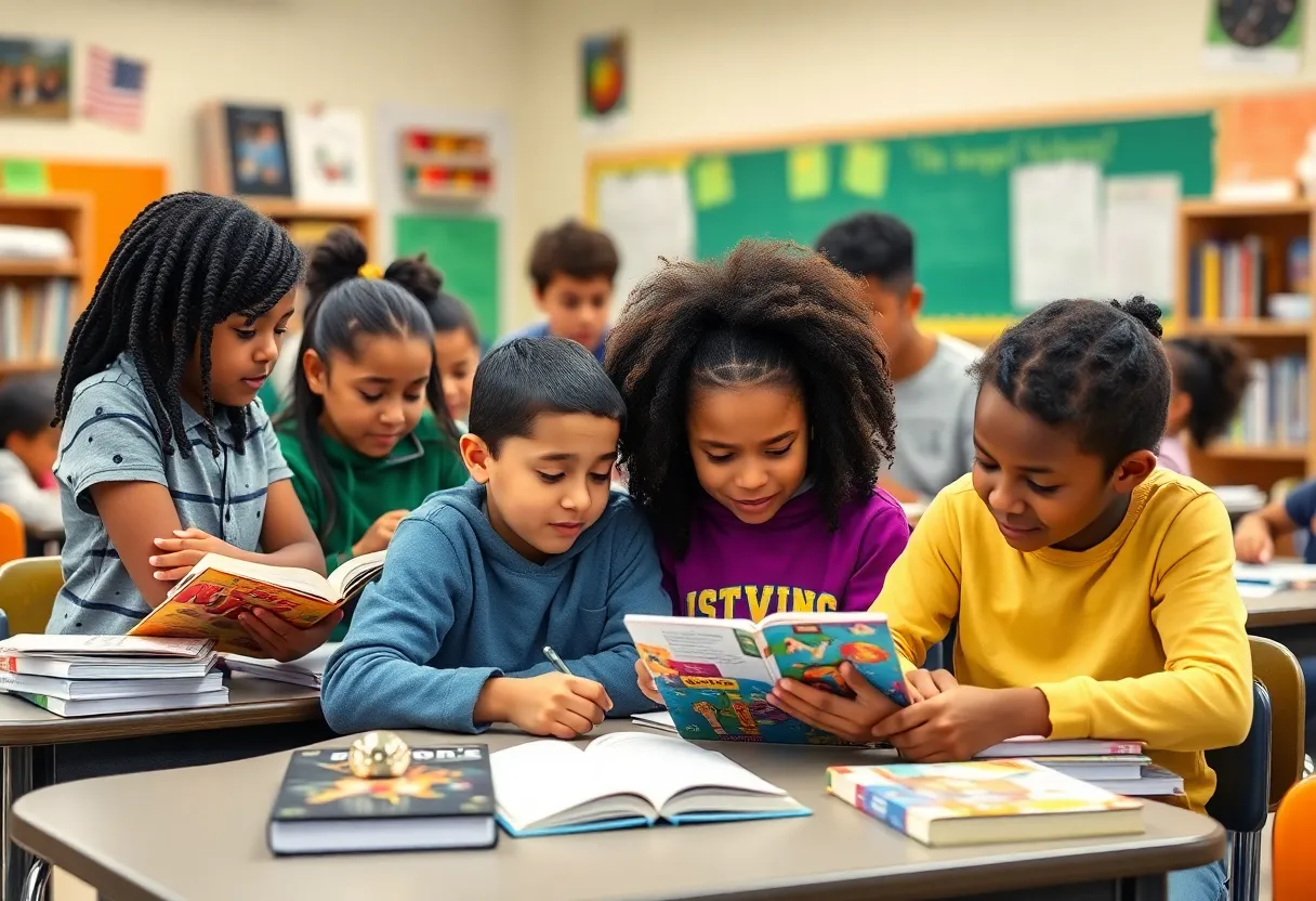 Classroom at Success Academy Charter School with students learning