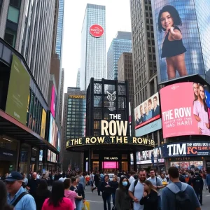 The Row Hotel in Times Square, New York, representing the closure of a migrant shelter.