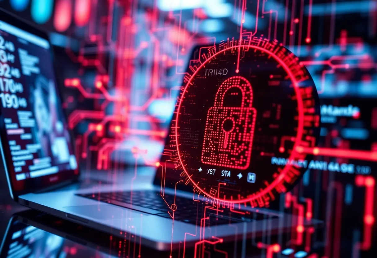 Illustration representing online fraud in payment systems