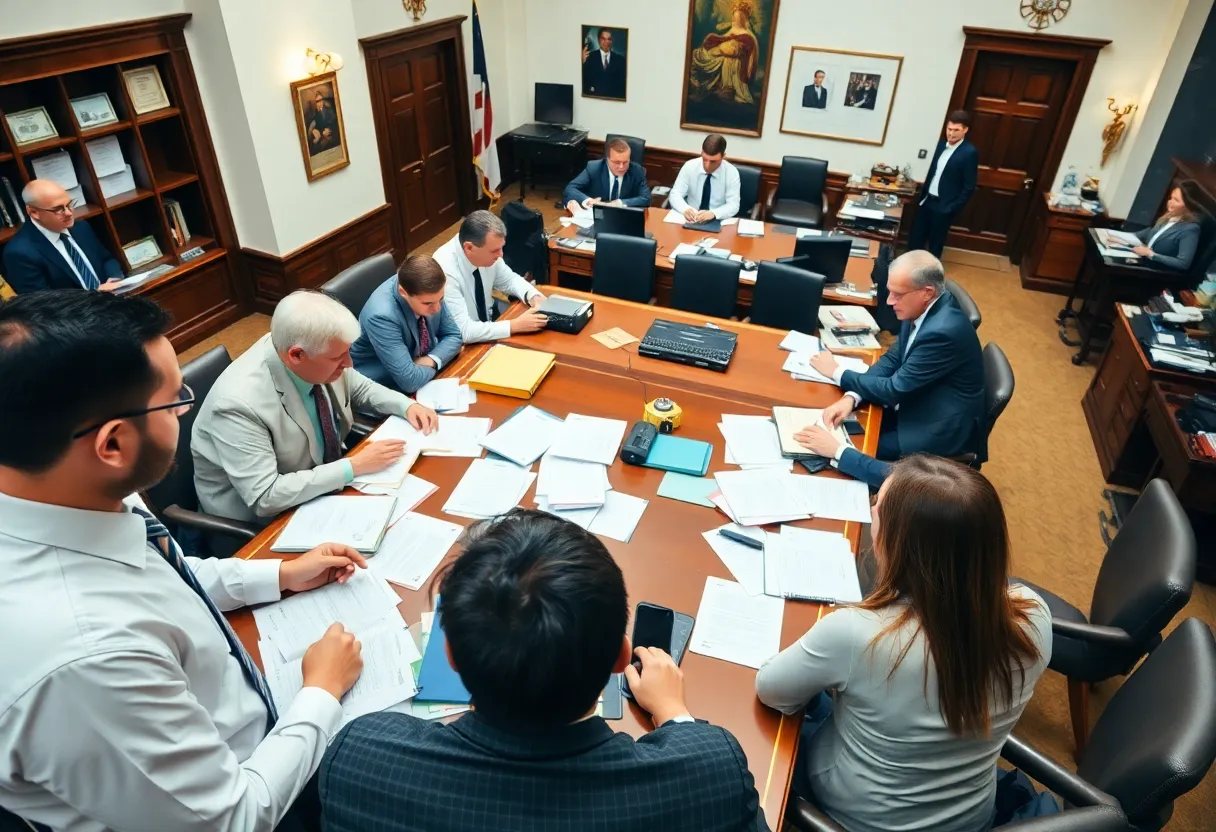 Staff working in the Albany Office of Program and Counsel