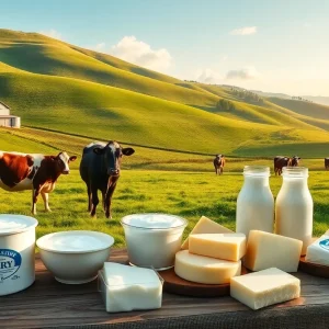 Dairy products from Argyle Cheese Farmer showcased at a fair