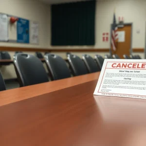 Notice of cancelled board election at El Paso County School District 8