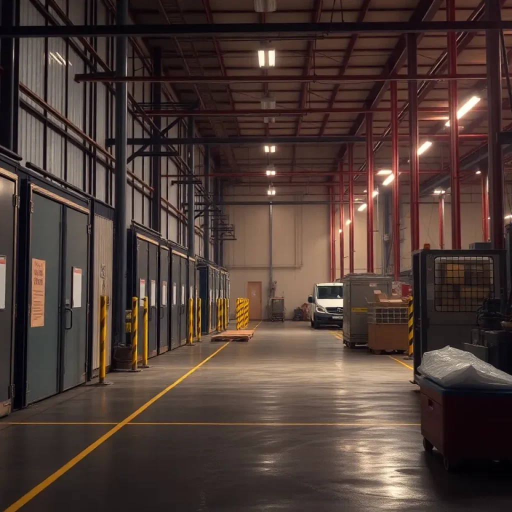 Empty Cato Nutrition Bar factory after immigration raid