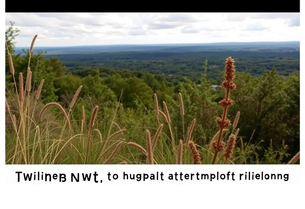 Scenic view of Cayuga Nation tribal land in New York.