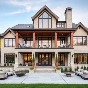 A stunning custom-built home in New York, designed for modern living.
