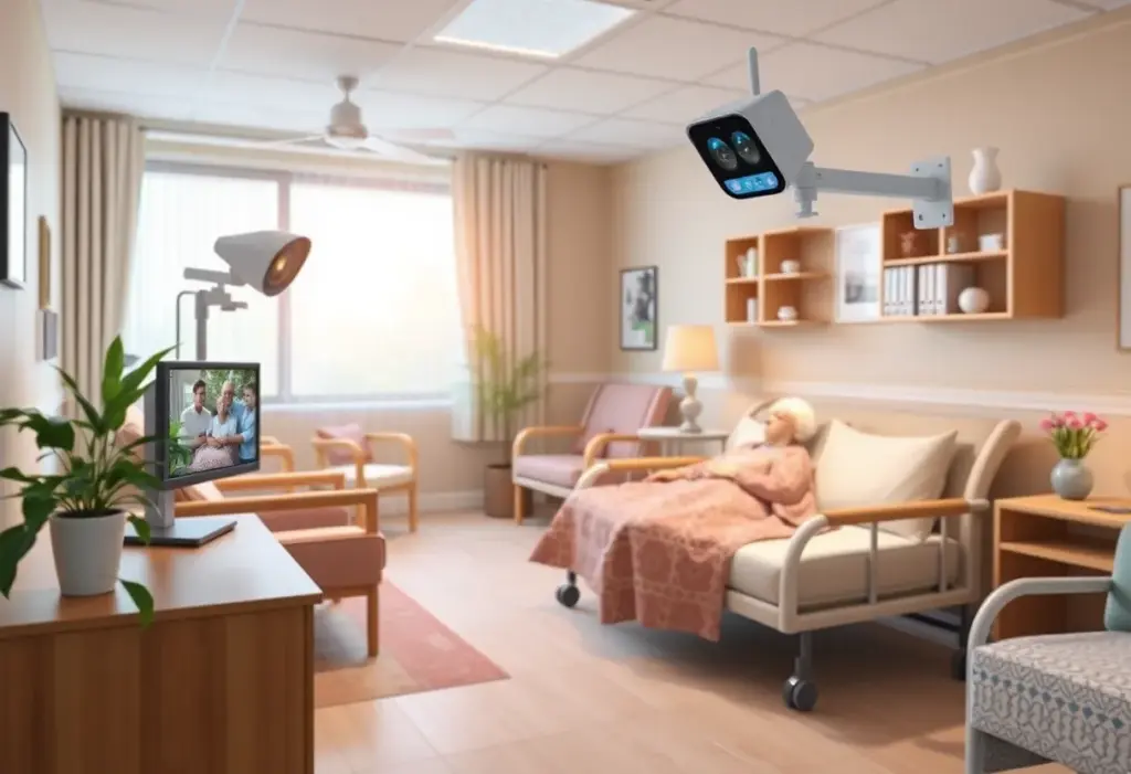 Advanced elderly care monitoring system in action