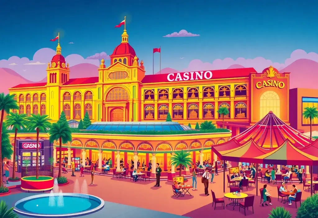 Illustration of the renovated Empire City Casino