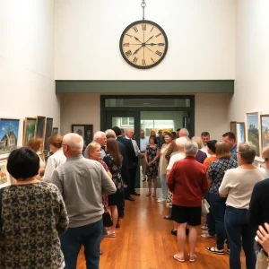 Community members celebrate during the farewell event for Beverley Street Studio School