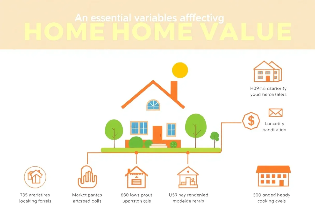 Infographic illustrating factors influencing home value in New York, NY.
