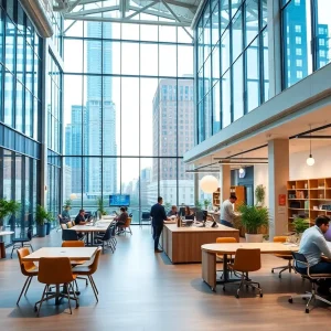 Exterior view of the INSPYRE Innovation Hub in Syracuse