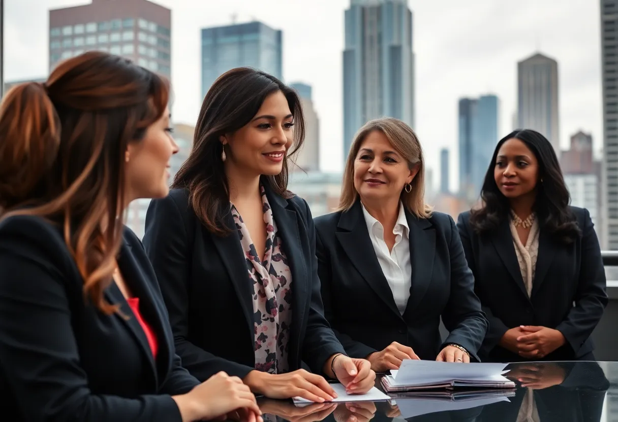 Symbolizing female leadership and community in New York City