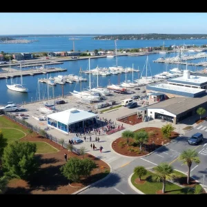Construction site of the Liberty Landing project in New Richmond
