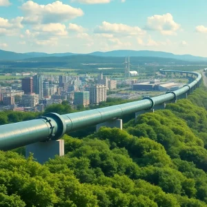 Illustration of the NESE Pipeline in New York
