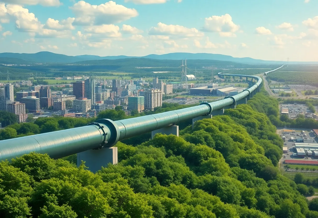 Illustration of the NESE Pipeline in New York