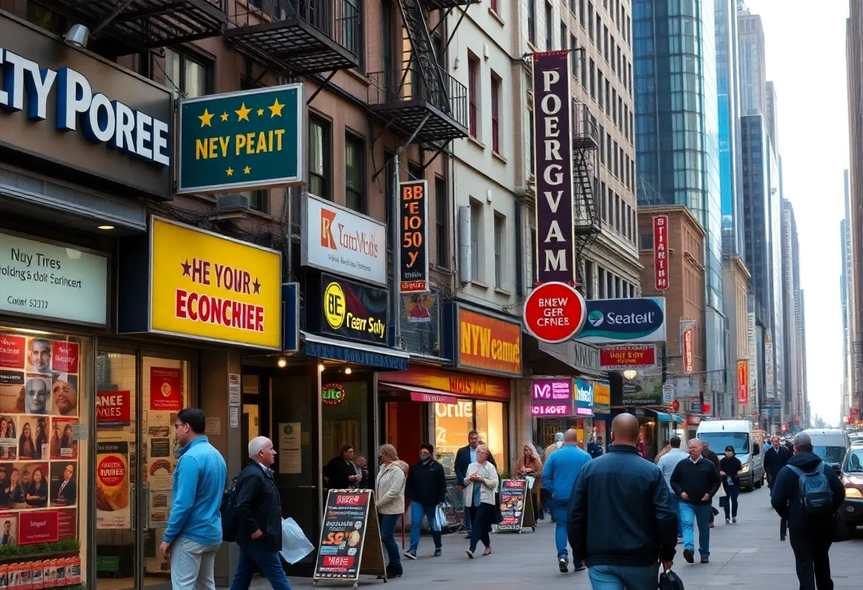 Dynamic New York City business scene