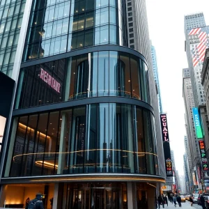 New York Marriott Marquis hotel in Times Square