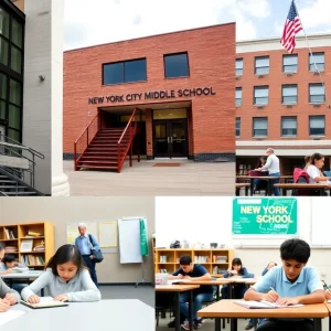 Collage of New York City middle schools