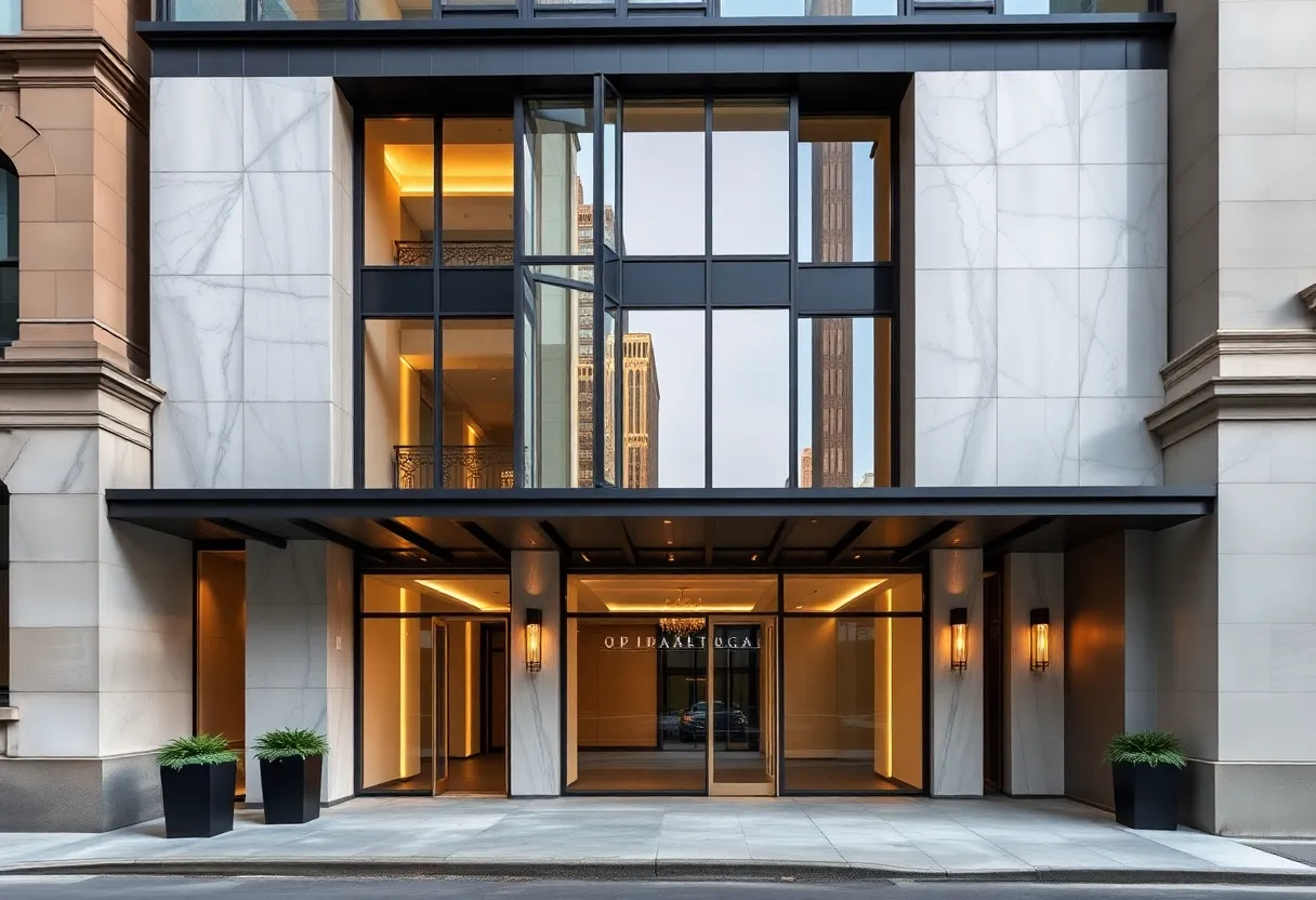 A modern property in Tribeca, New York City