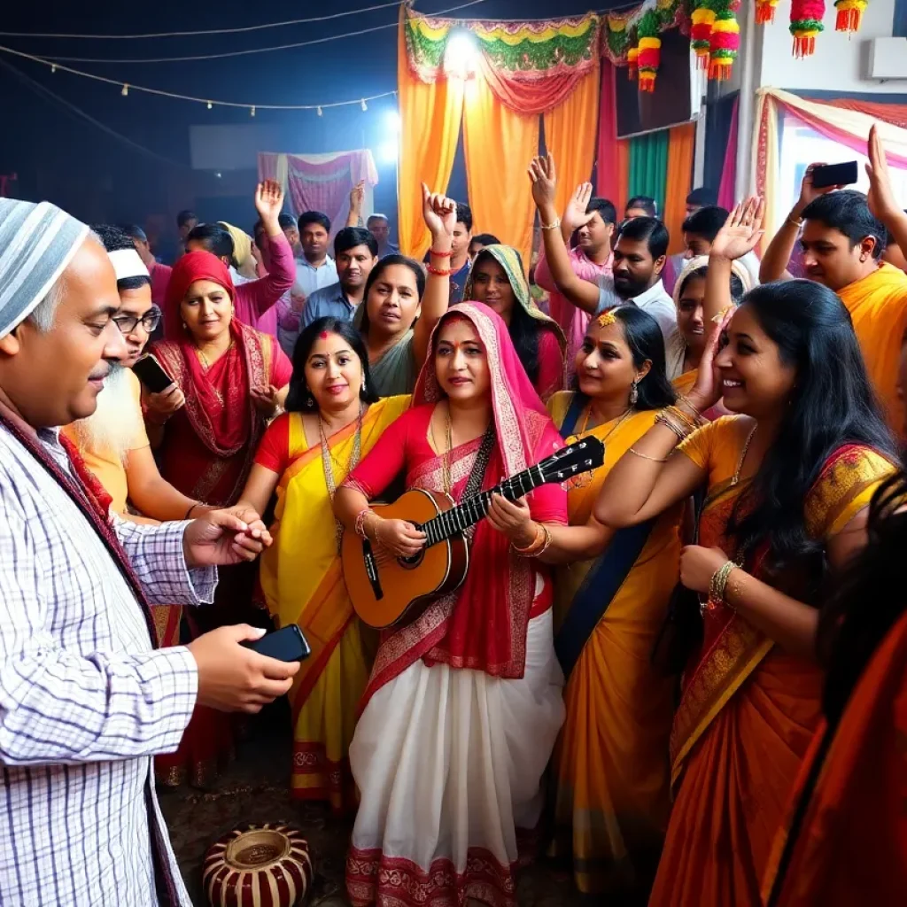 Cultural showcase of Indian music, dance, and crafts