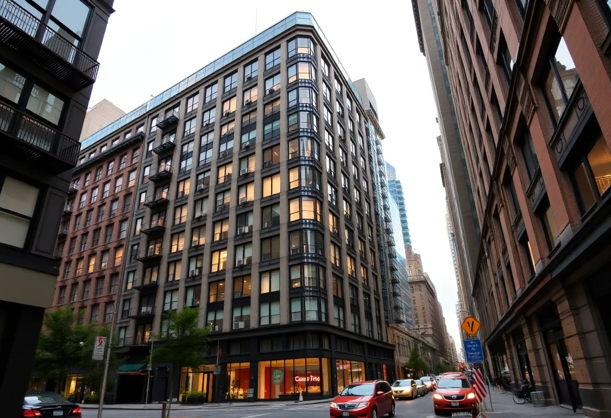 Rendering of the future residential complex at 5 E. 42nd St. in Midtown Manhattan