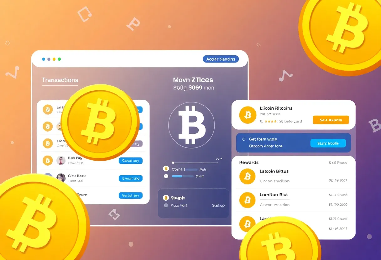 User friendly interface of the Acre V2 platform for Bitcoin management