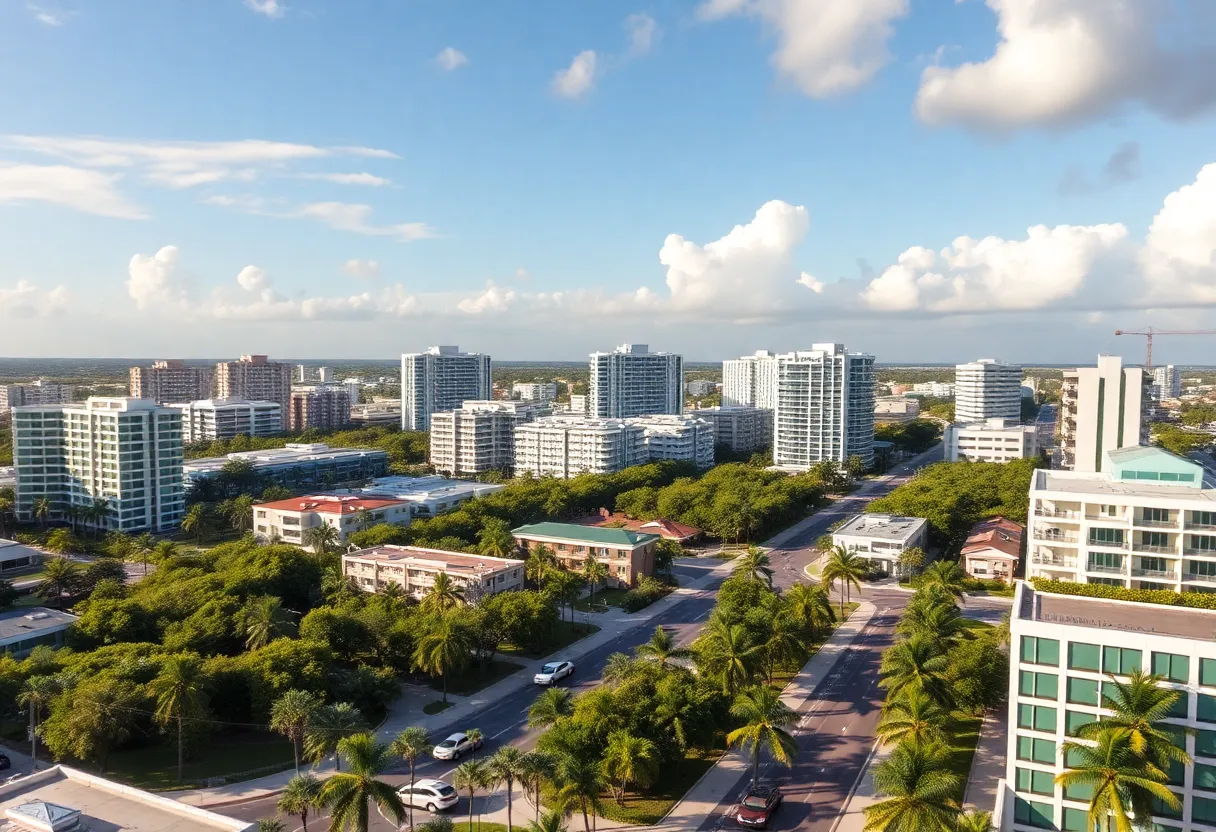 Cityscape of Boca Raton highlighting business opportunities