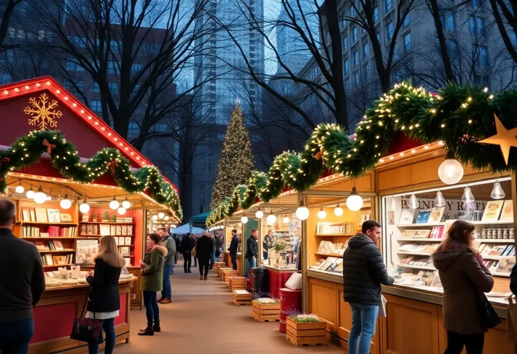 Local businesses at Bryant Park Winter Village Holiday Shops