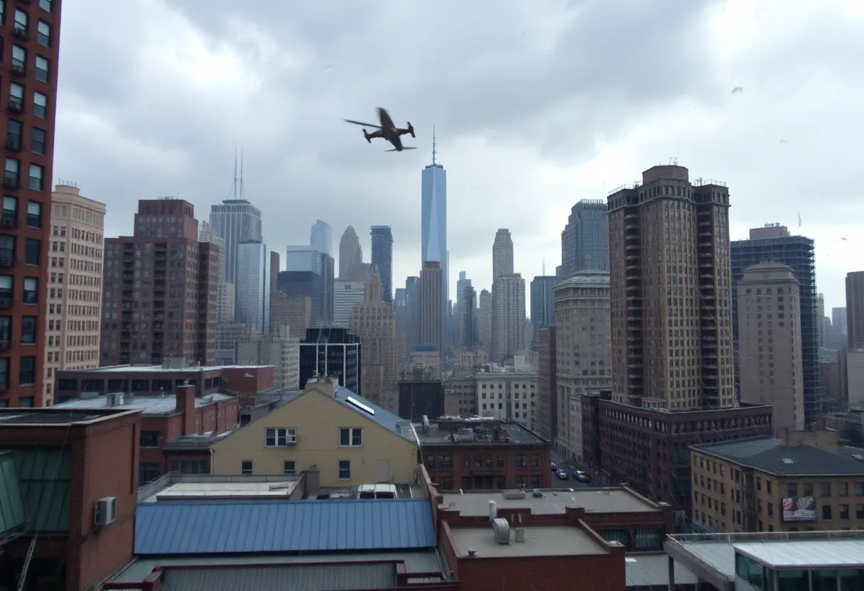 Stormy weather in New York City as preparations for the coastal storm begin.