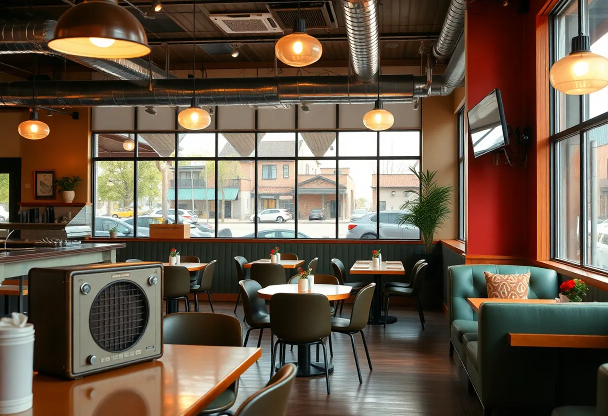 Interior view of Croft Alley restaurant in Manhattan