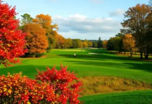 Golfers celebrating holes-in-one at a Central New York golf course