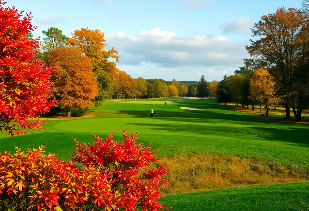 Golfers celebrating holes-in-one at a Central New York golf course