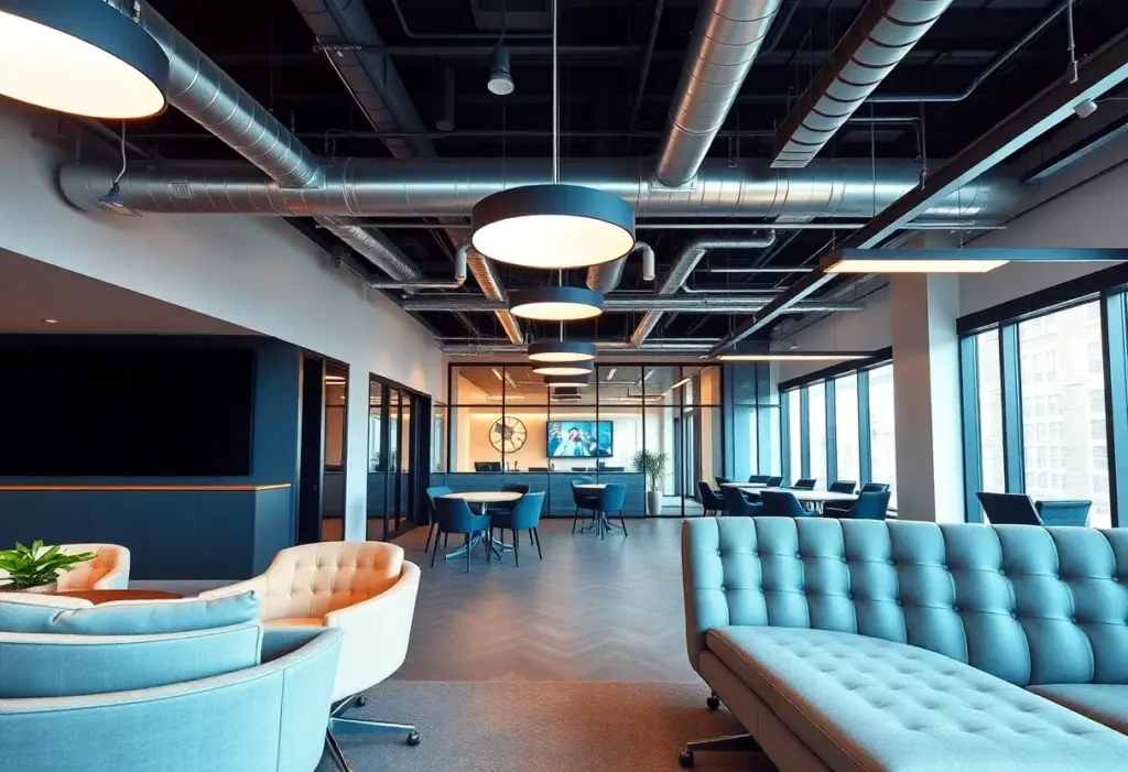 Interior view of Howard Hanna's Manhattan real estate office