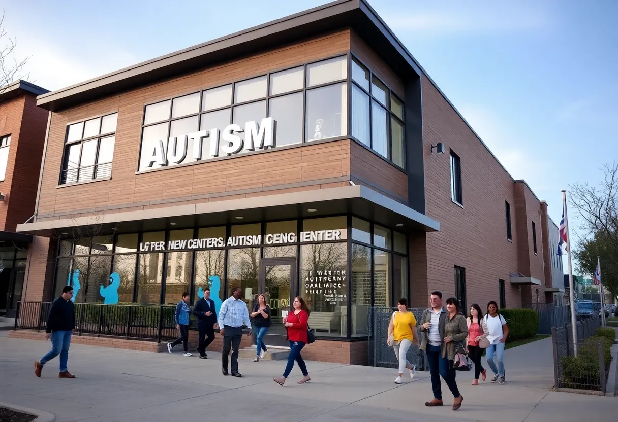 Exterior view of the autism center in Jamaica, Queens