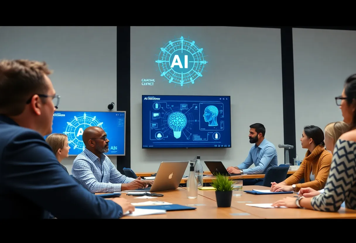 State employees participating in AI training program