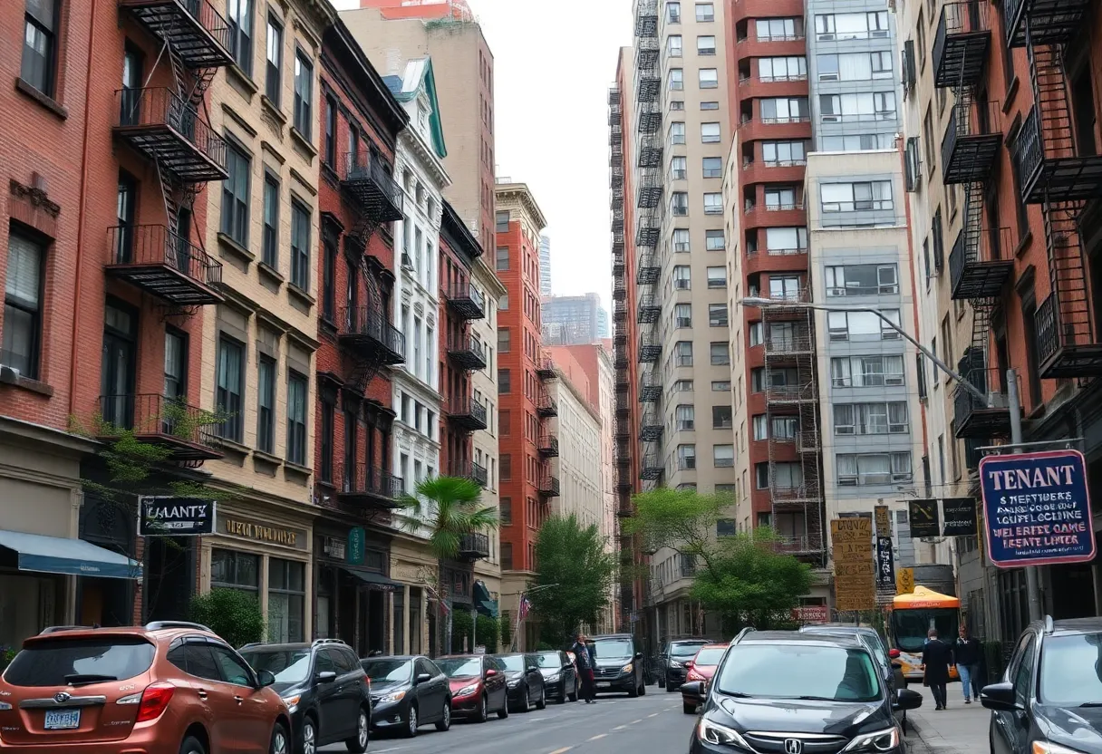 Residential buildings in New York City