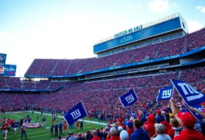 New York Giants stadium with fans during a game