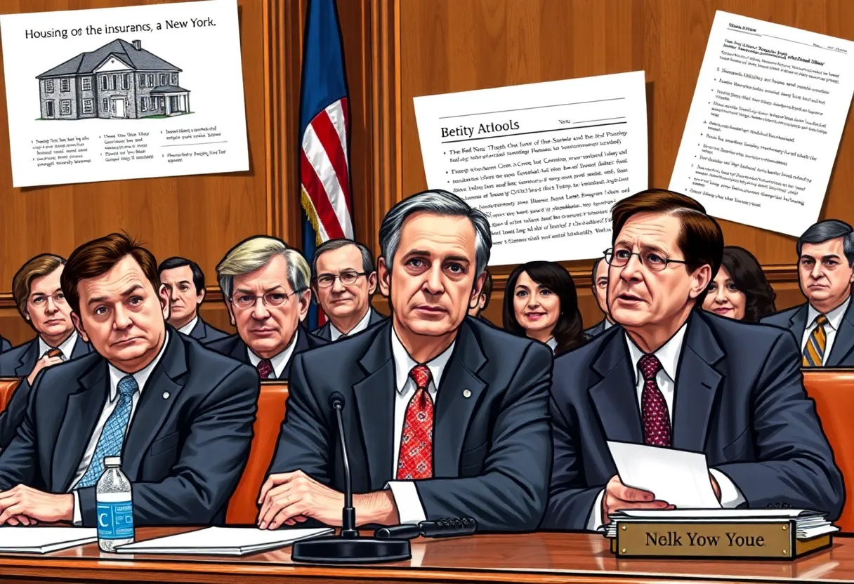 Public hearing by New York Senate on residential insurance costs