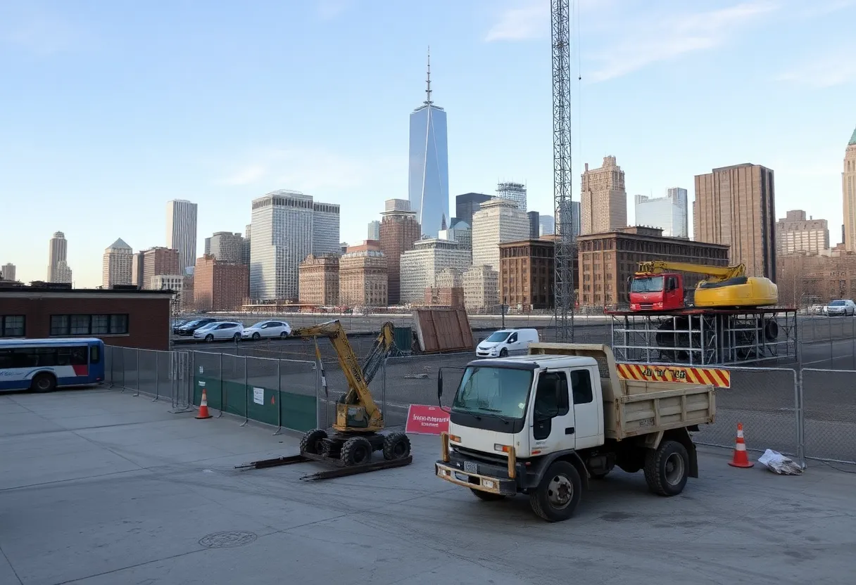 Visual representation of halted infrastructure projects in New York City
