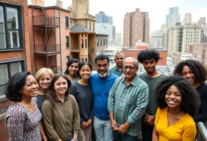 Community of rent-regulated tenants in New York City