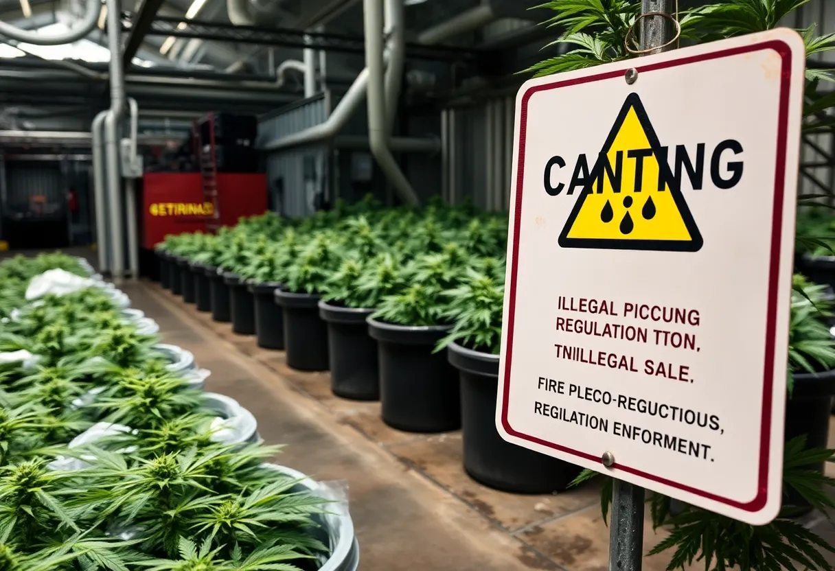 Investigation of cannabis facility amid regulatory actions