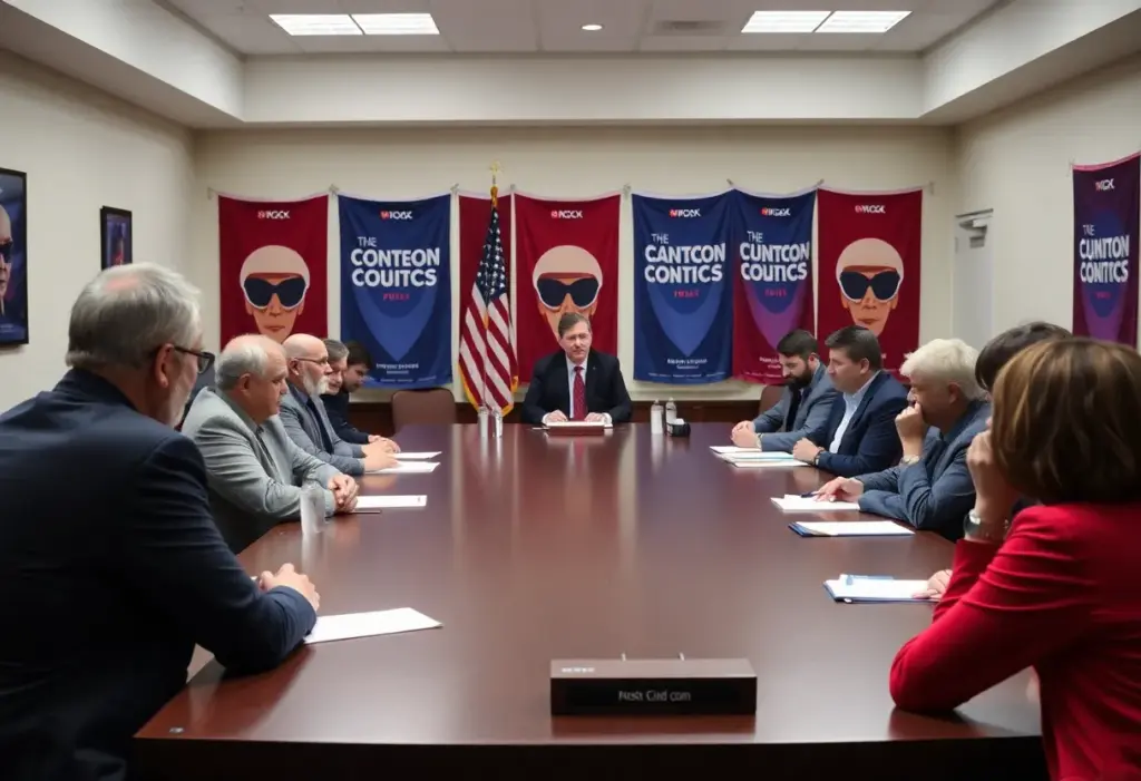New York Republican State Committee meeting on disbanding Young Republicans