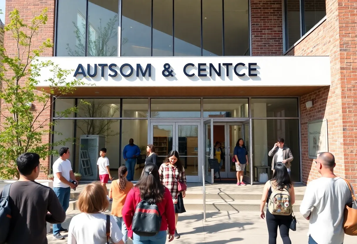 New QSAC center building in Jamaica, Queens